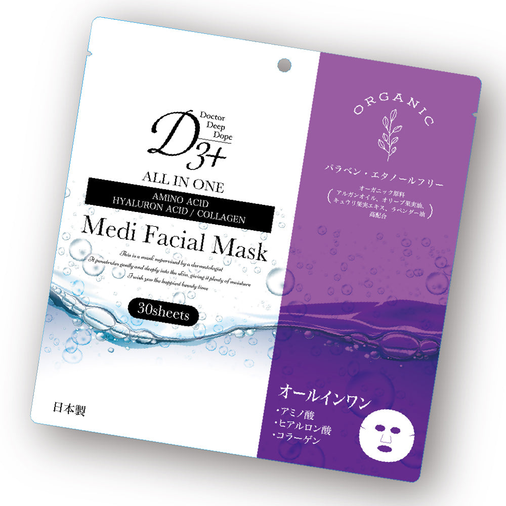 D3+Medi Facial Mask 30枚入