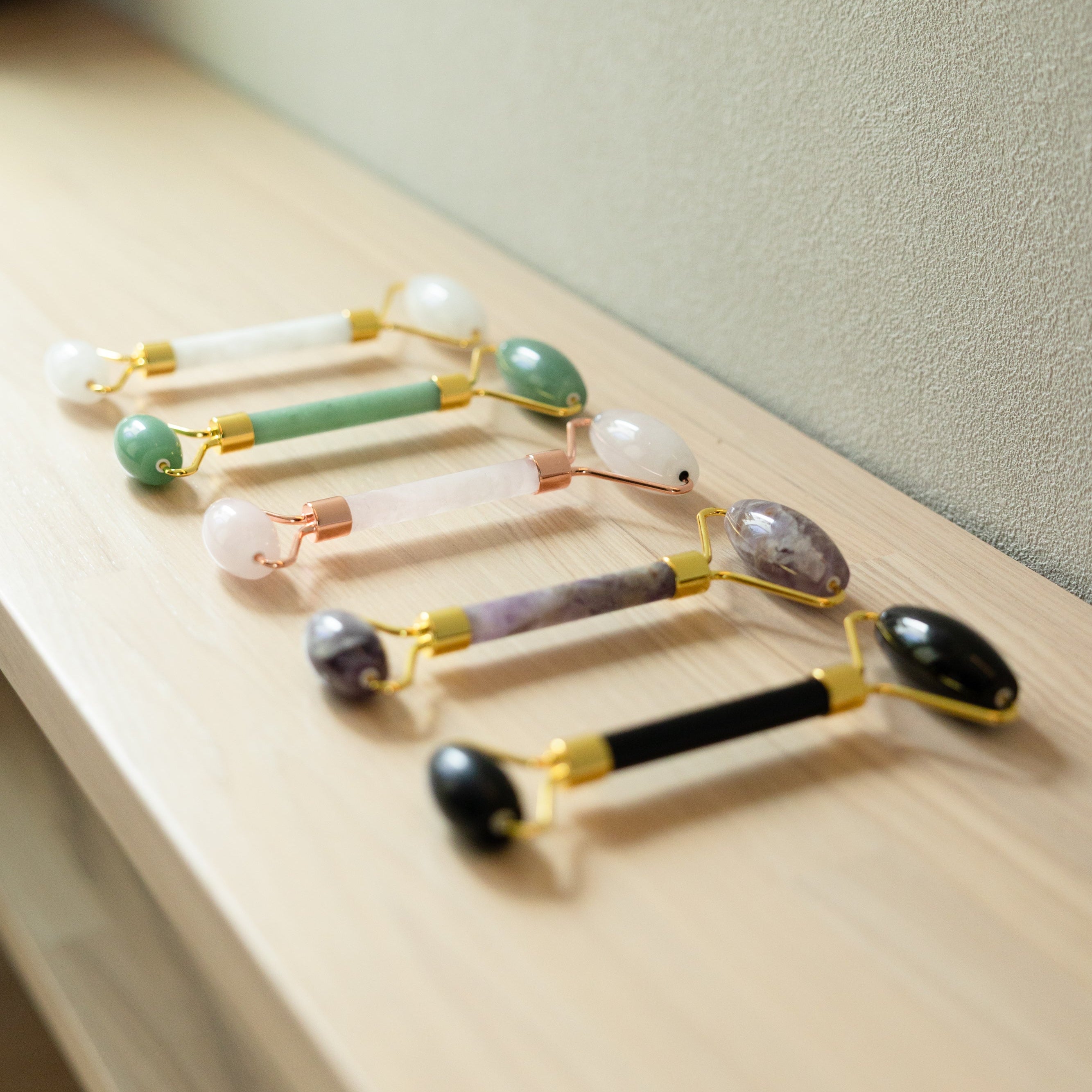 Double Head Jade Roller (アメジスト)