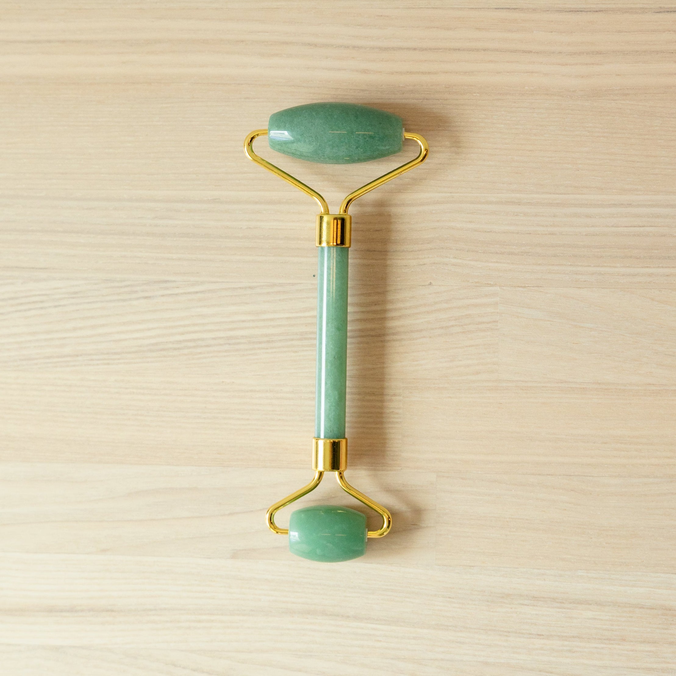Double Head Jade Roller (グリーンアベンチュリン)