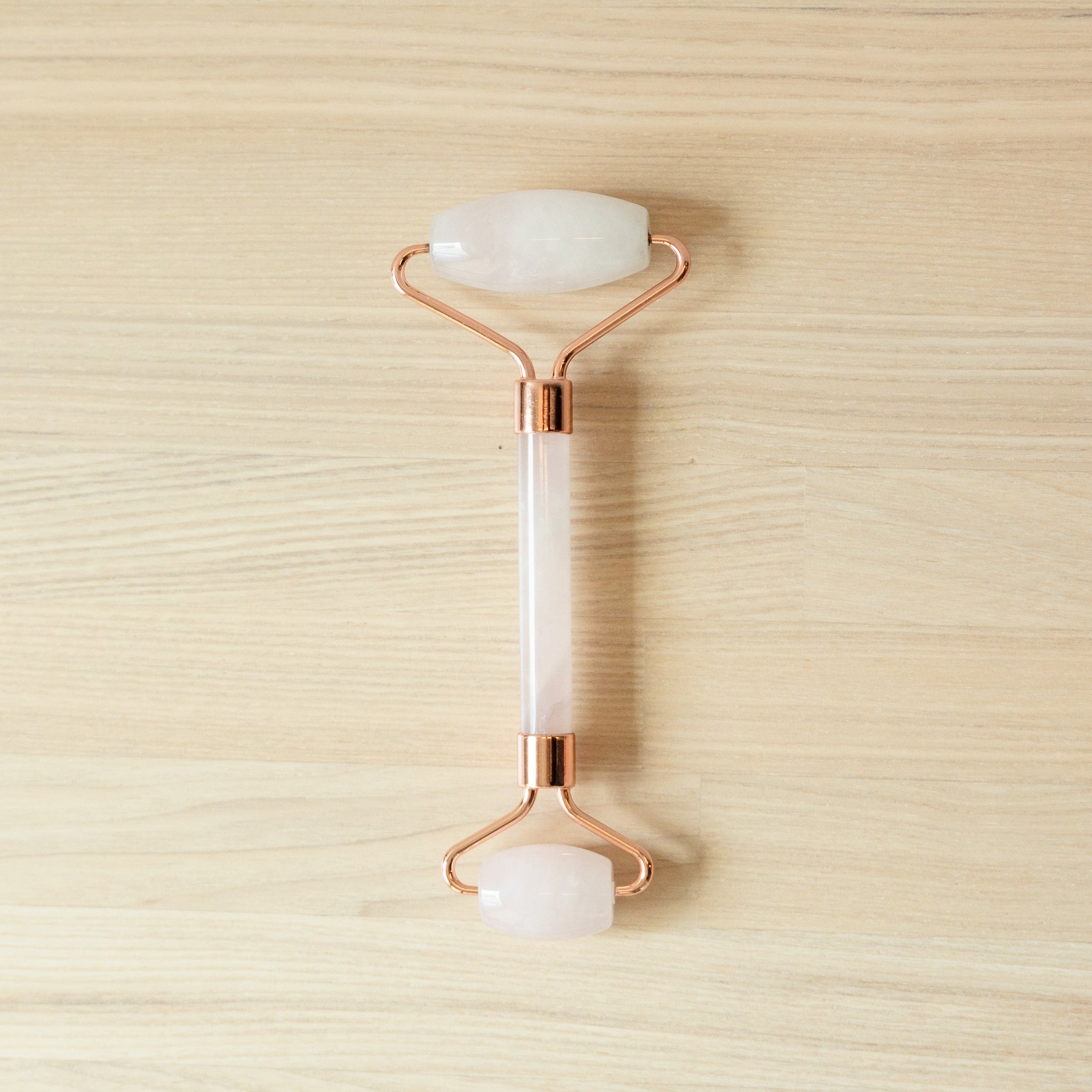 Double Head Jade Roller (ローズクォーツ)