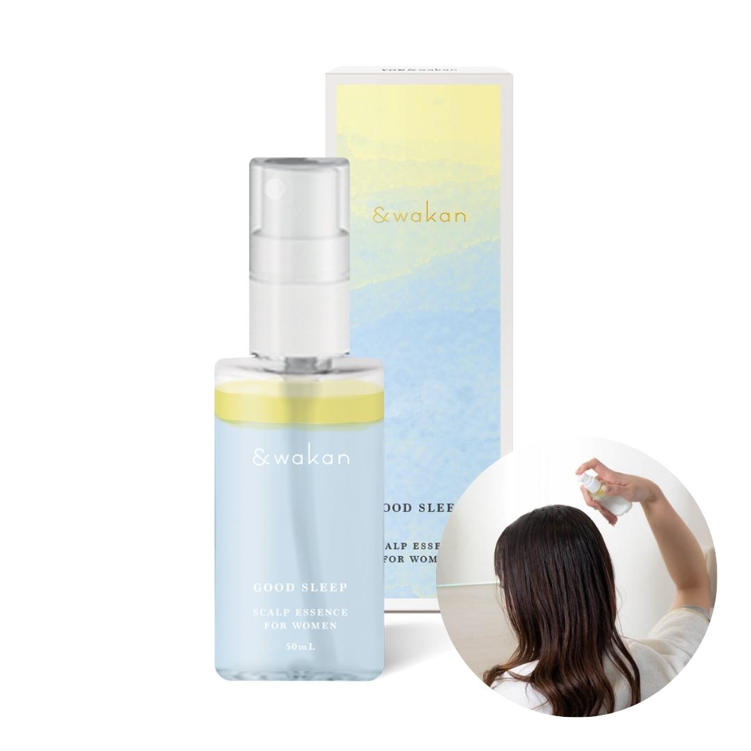 ＆wakan スカルプエッセンス50ml GOOD SLEEP(青)－眠りにフォーカスしたリラックスする夜の時間へ