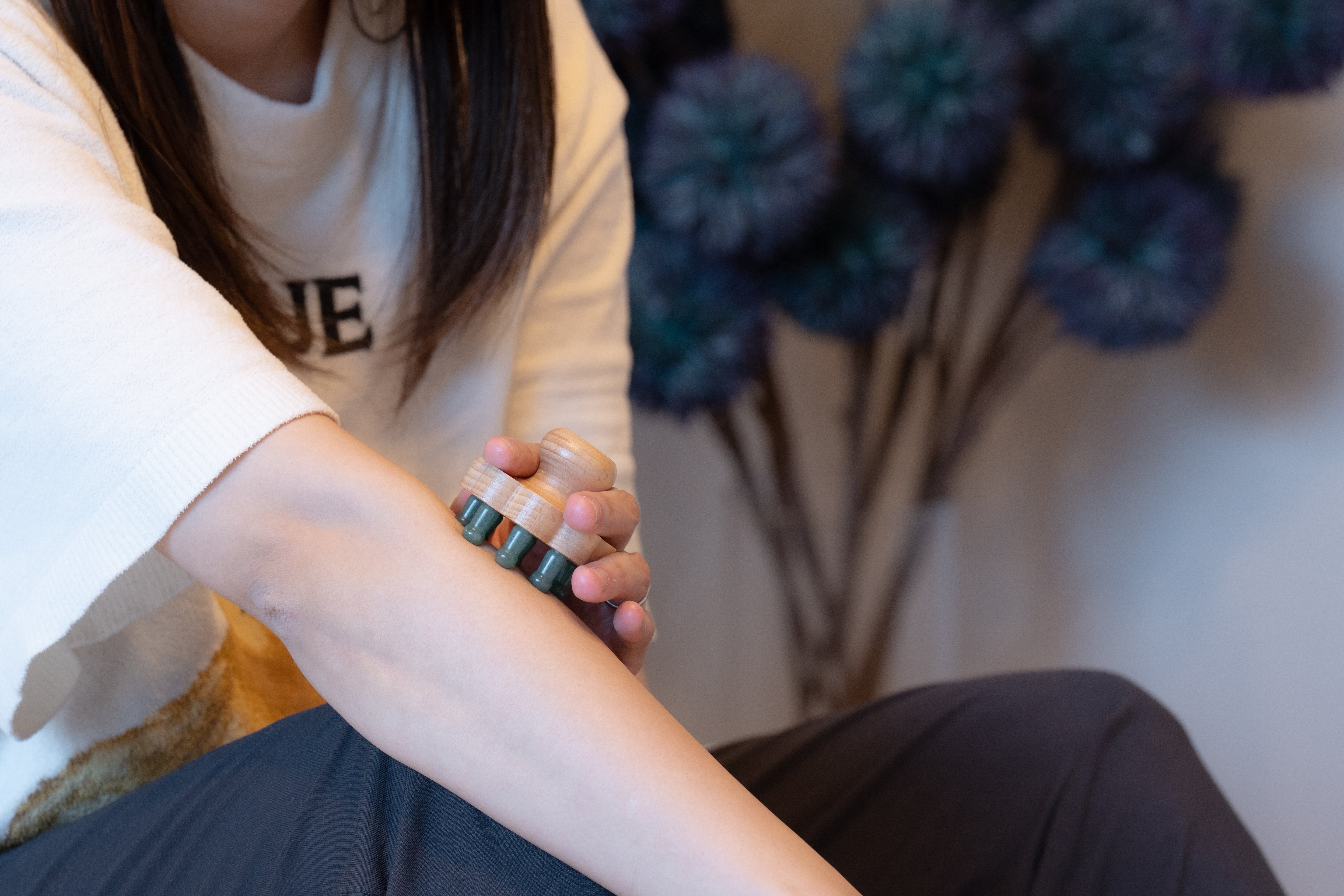 9 Teeth Crystal Head Massager