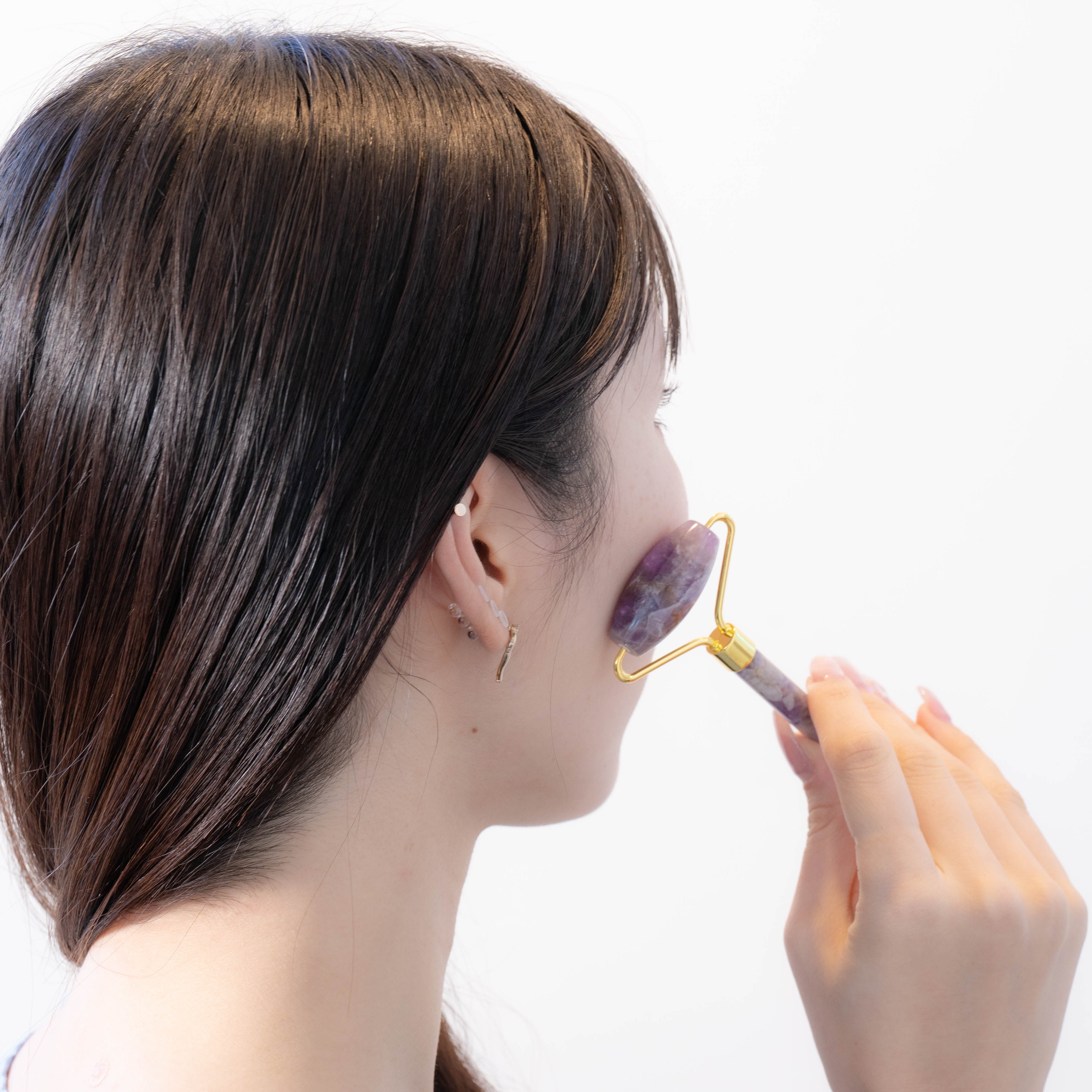 Double Head Jade Roller (アメジスト)